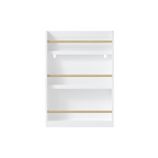 3 Tier Kids Book Shelf,Kids Book Rack, Helps Keep Bedrooms, Playrooms, and Classrooms Organized,White | Premium Home Decor - 