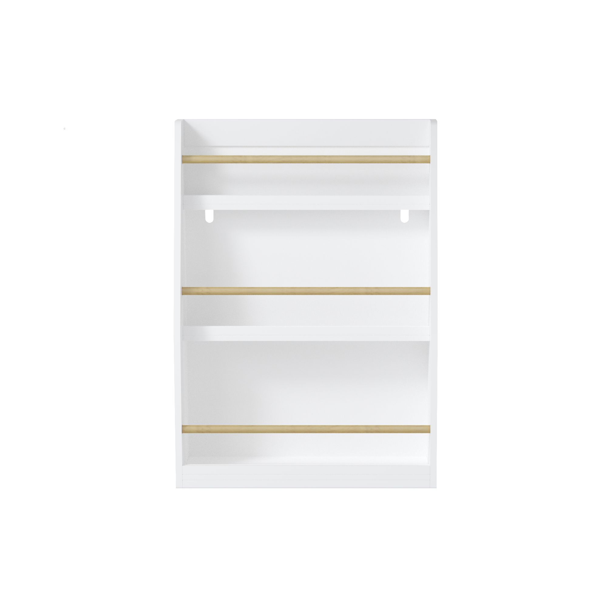 3 Tier Kids Book Shelf,Kids Book Rack, Helps Keep Bedrooms, Playrooms, and Classrooms Organized,White | Premium Home Decor - 