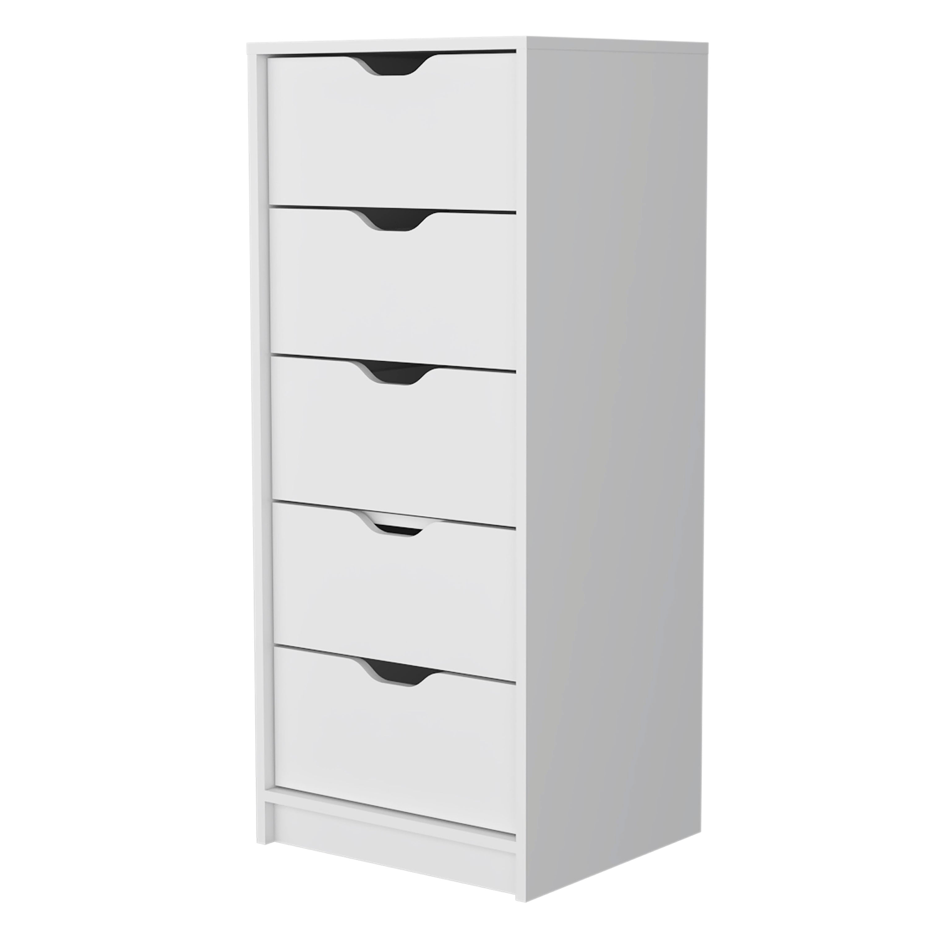 Raymer 2 Piece Bedroom Set, Nightstand + Dresser, White - Grand Goldman Shop