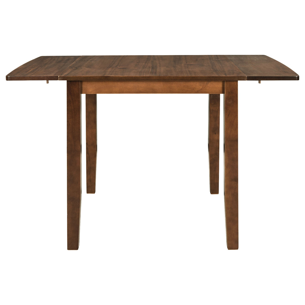 TOPMAX 3-Piece Wood Drop Leaf Breakfast Nook Dining Table Set with 2 X-back Chairs for Small Places, Walnut(old sku:SP0000164AAD) - Grand Goldman Shop