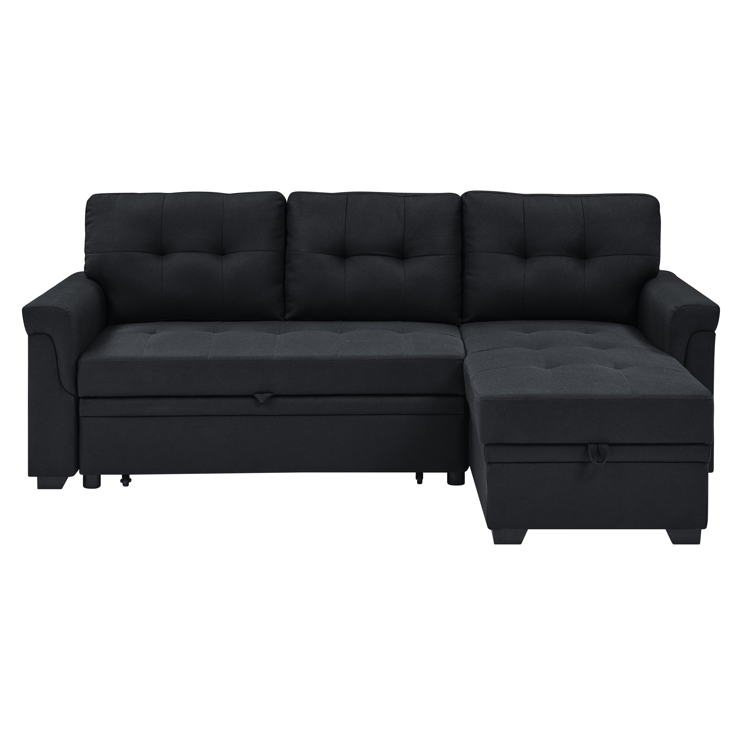 86'' Upholstered Pull-Out Sofa Bed - Grand Goldman Shop