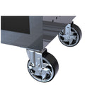 4 Drawers Multifunctional Tool Cart With Wheels And Wooden Top | Premium Home Decor - Grand Goldman