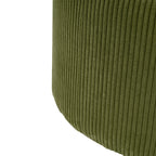 Upholstered Round Ottoman,Olive Green,Corduroy - Grand Goldman Shop