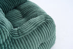 010-Soft Fluffy Corduroy Fabric Bean Bag Chair Filled With Memory Sponge,Green - Grand Goldman Shop