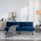 Navy Blue Convertible Folding Modern sofa Bed - Grand Goldman Shop