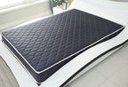 6-inch waterproof  high-density foam mattress with navy blue diamond-quilted breathable fabric. Quilting ensures both style and airflow for cool sleep.Full size(Ship randomly with black edge or white) - Grand Goldman Shop