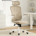 Ergonomic Office Chair, Home Office Desk Chair with Headrest, High Back Computer Chair with Armrests and Adjustable Lumbar Su