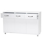 Three Doors Side Table-White - Grand Goldman Shop