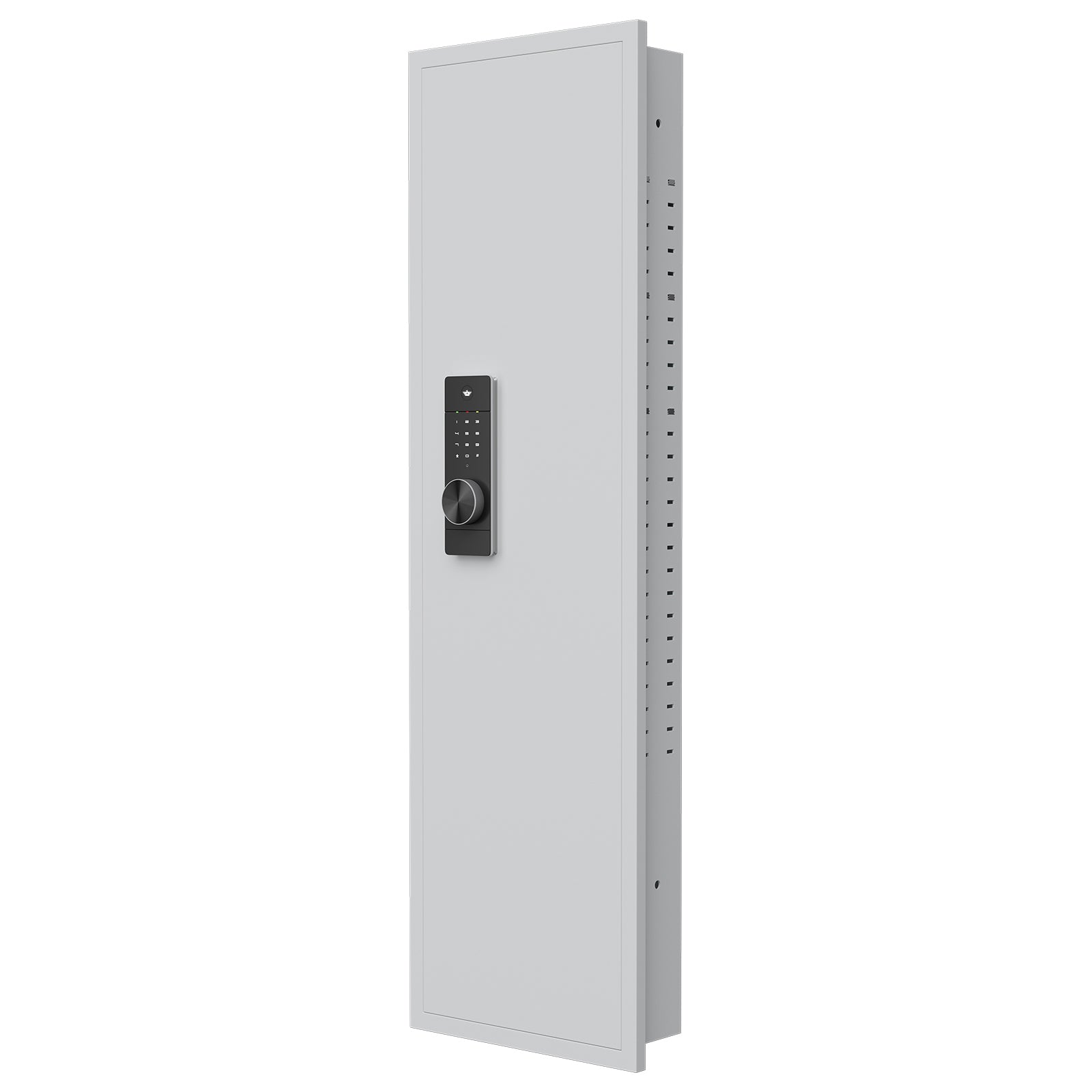 53' Passwod Touch Panel In-Wall Safe,Hidden Wall Gun Safe for Rifles with Adjustable Shelves,Assembled Storage Multifunctiona
