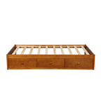 Orisfur. Twin Size Platform Storage Bed with 3 Drawers - Grand Goldman Shop