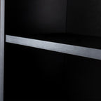 Black modern simple hair desk, multi-layer storage, large storage space - Grand Goldman Shop