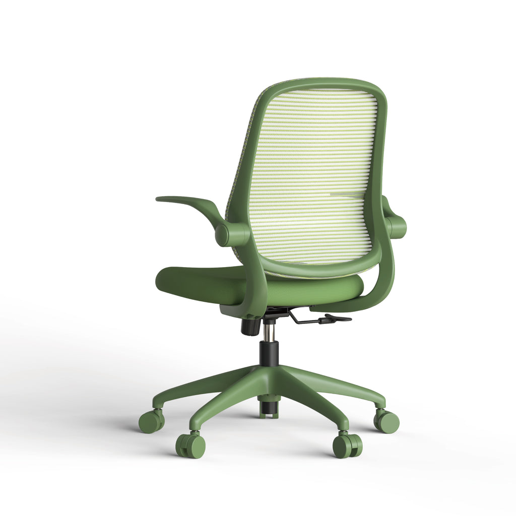 Ergonomic Color Office Chair 350LBS, Home Office, Mesh Back, Integrated Molded Foam, Comfortable Sitting, Flipping Armrest, F
