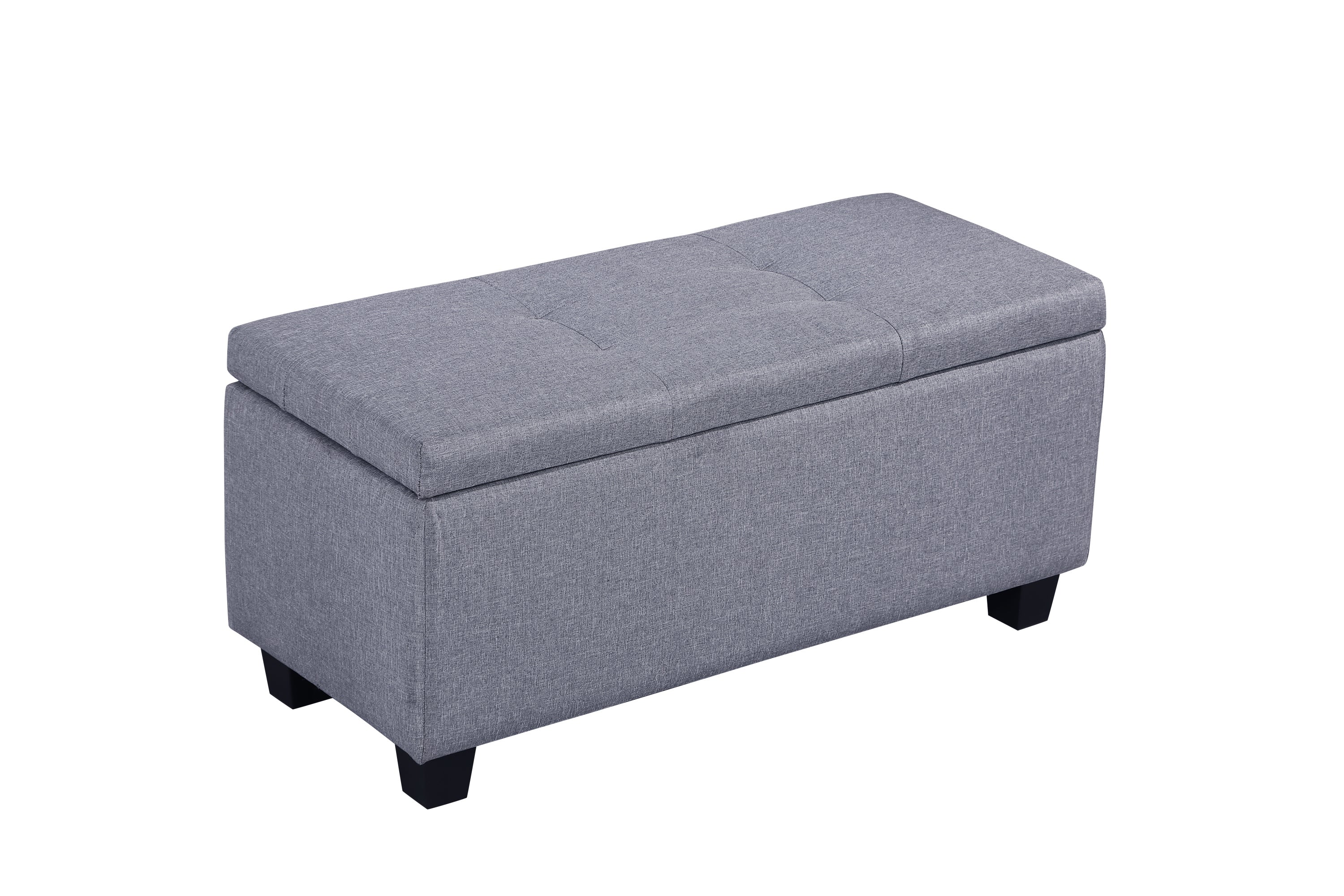 [VIDEO] Large Storage Ottoman Bench Set, 3 in 1 Combination Ottoman, Tufted Ottoman Linen Bench for Living Room, Entryway, Hallway, Bedroom Support 250lbs - Grand Goldman Shop