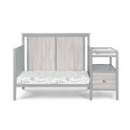 Connelly 4-in-1 Crib and Changer Combo Gray/Rockport Gray - Grand Goldman