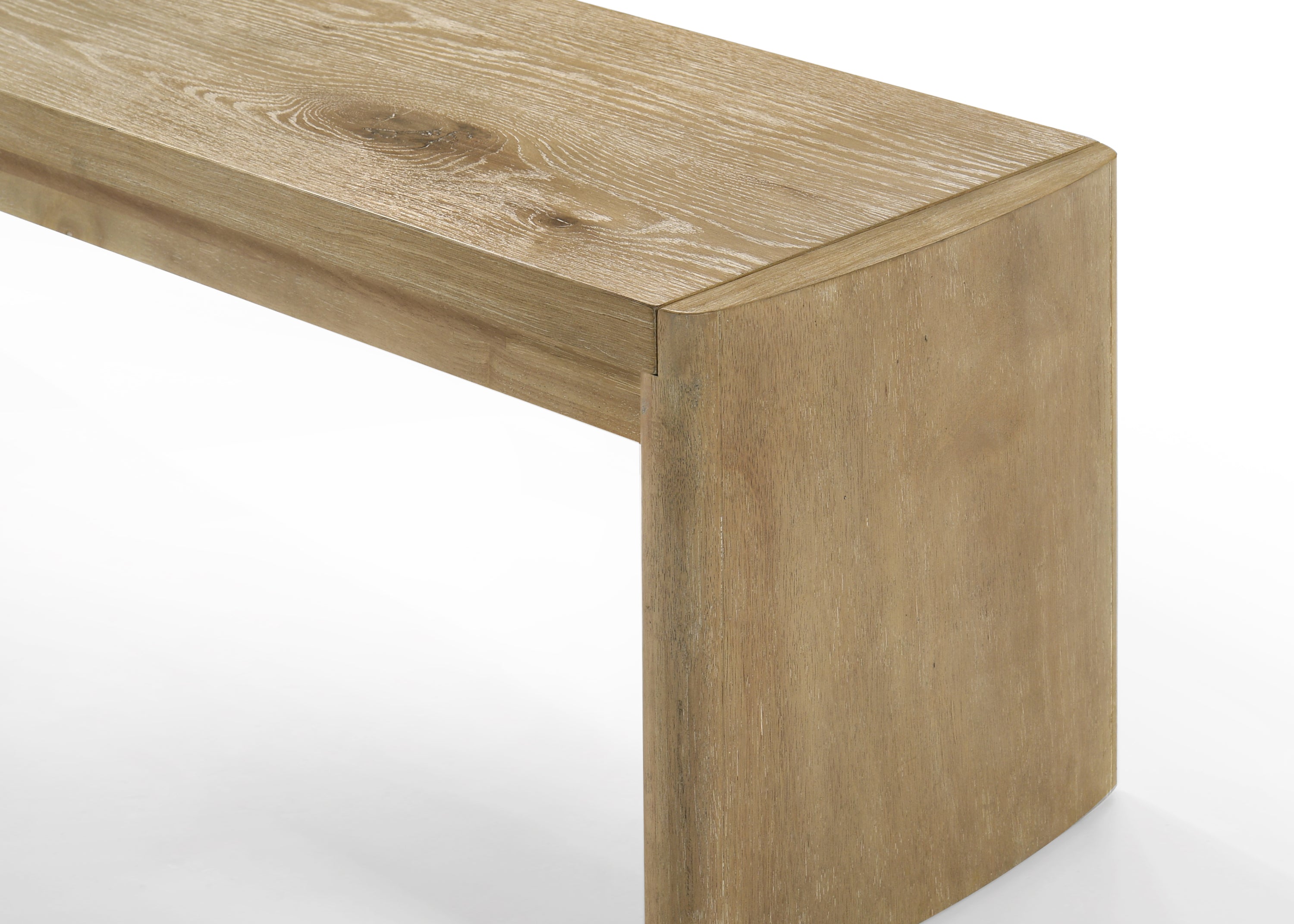 Magnus Wooden Oak Finish 50.5' Wide Dining Bench - Grand Goldman Shop