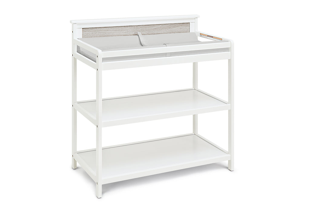 Connelly Changing Table White/Rockport Gray | Premium Home Decor - Grand Goldman