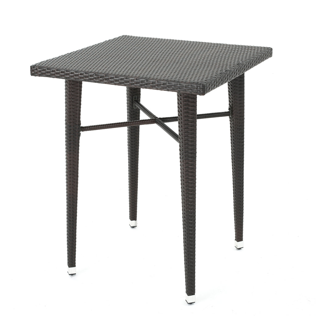 32' SQUARE WICKER BAR TABLE - Grand Goldman Shop