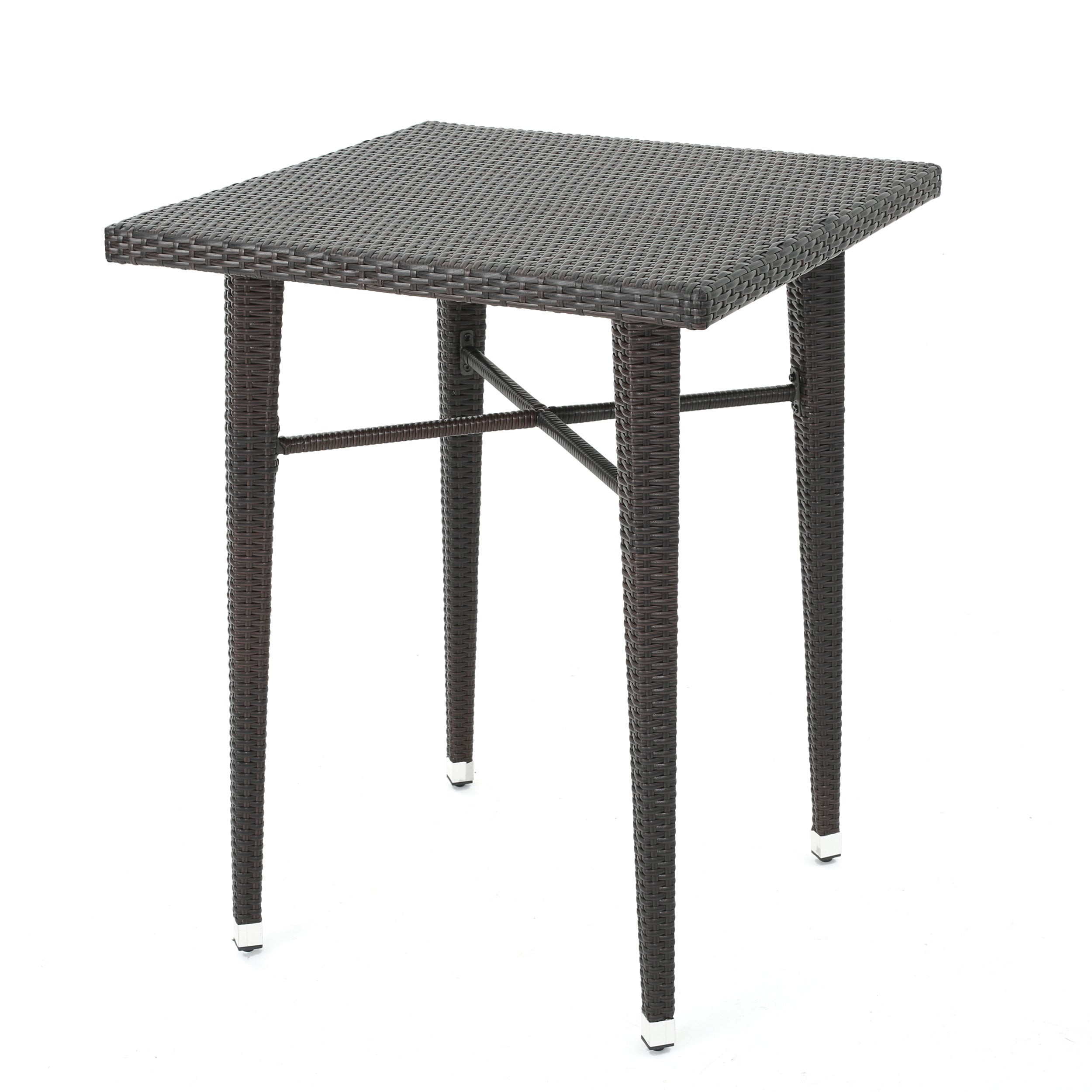 32' SQUARE WICKER BAR TABLE - Grand Goldman Shop