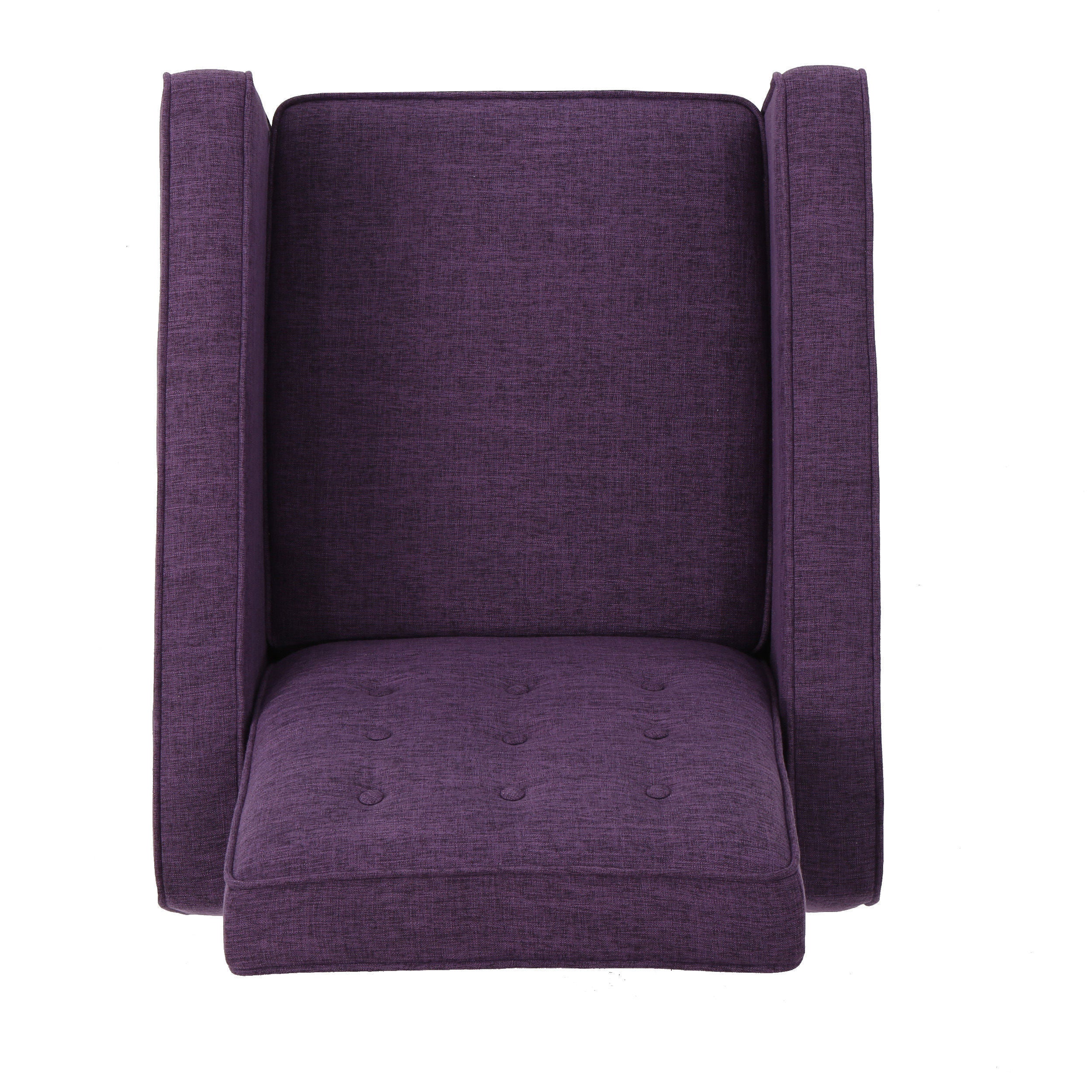 Macedonia Mid-Century Modern Button Tufted Fabric Recliner - Grand Goldman Shop