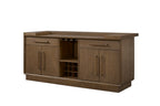 Counter Height Bar - Latte Finish - Grand Goldman Shop
