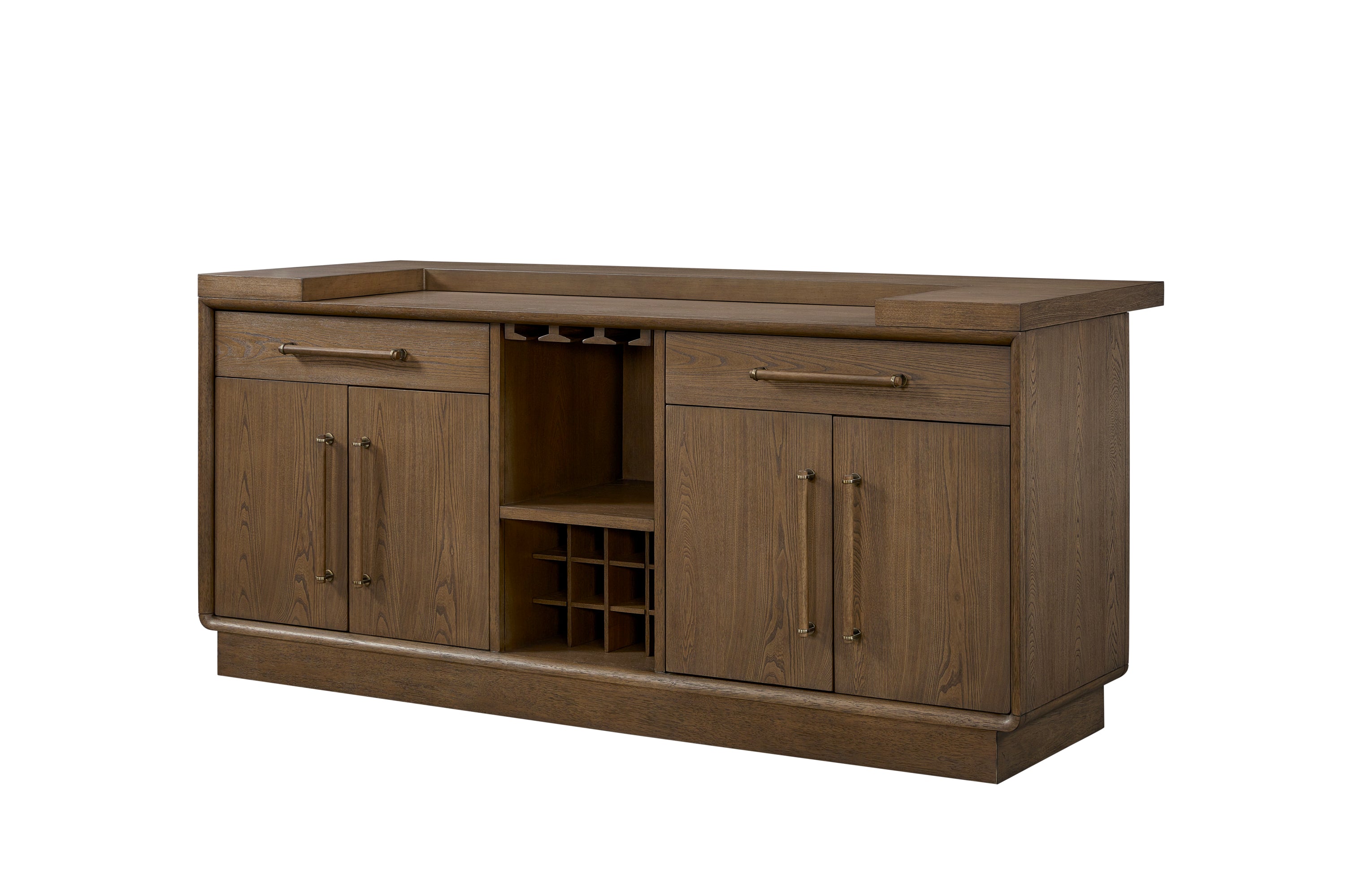 Counter Height Bar - Latte Finish - Grand Goldman Shop