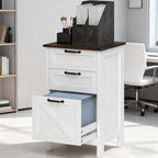 Modern Style File Cabinet with 3 Drawers,Office Storage Cabinet for A4,For Home and Office - Grand Goldman