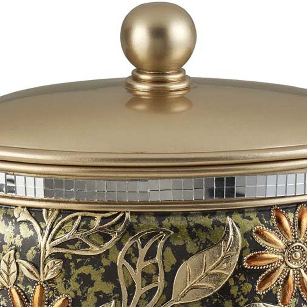 9 Inch Chrysanthemum Resin Jewelry Box - Grand Goldman Shop