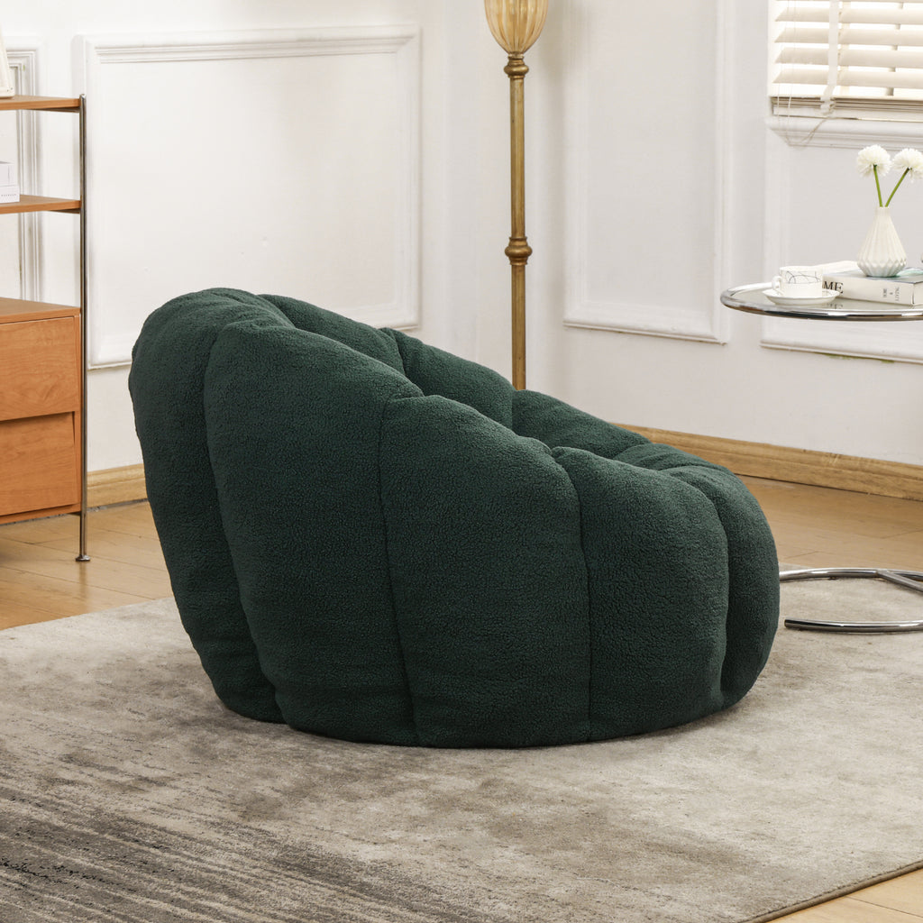 Bean Bag Chair, Bean Bag Sofa Chair with Armrests Stuffed High-Density Foam, Lazy Sofa Comfy Chairs BeanBag Chair for Adults in Living Room,Bedroom Reading - Grand Goldman Shop