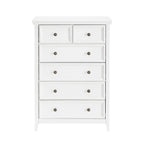 Modern 6 Drawers Dresser 6 Drawers Cabinet,Chest of Drawers Closet Organizers and Storage Clothes Storage Drawers Cabinet for Living Room, Farmhouse Dresser Organizer white - Grand Goldman Shop