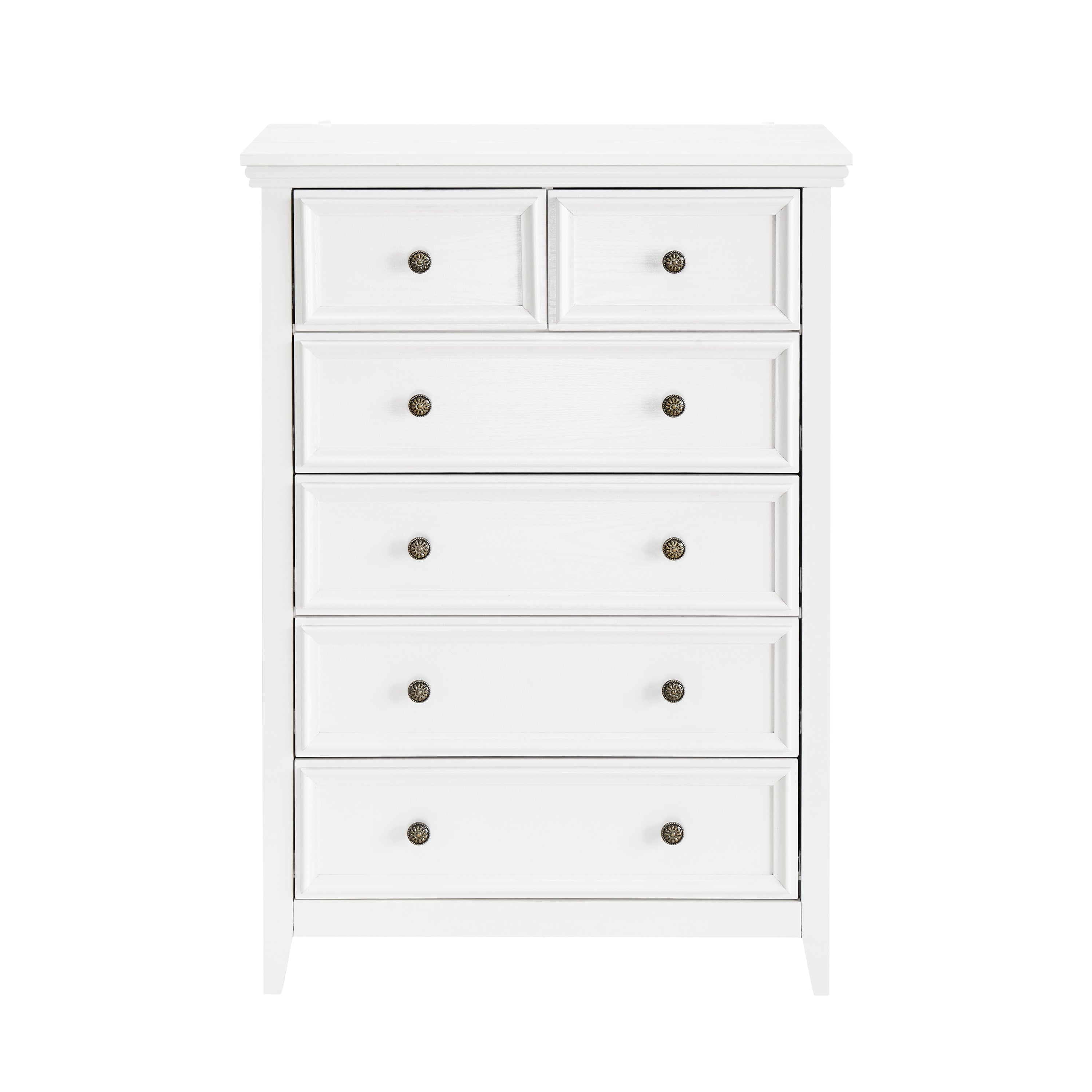 Modern 6 Drawers Dresser 6 Drawers Cabinet,Chest of Drawers Closet Organizers and Storage Clothes Storage Drawers Cabinet for Living Room, Farmhouse Dresser Organizer white - Grand Goldman Shop