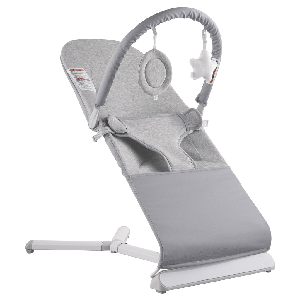 Baby Bouncer Folding Bouncer Seat Chair for Babies 0-9 Months with Toy Bar - Grand Goldman