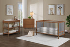 Pixie Toddler Guardrail and Stabilizer Bar in Walnut - Grand Goldman