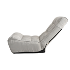 Adjustable Gray Metal Reclining Chair for Living Room and Balcony - Grand Goldman Shop