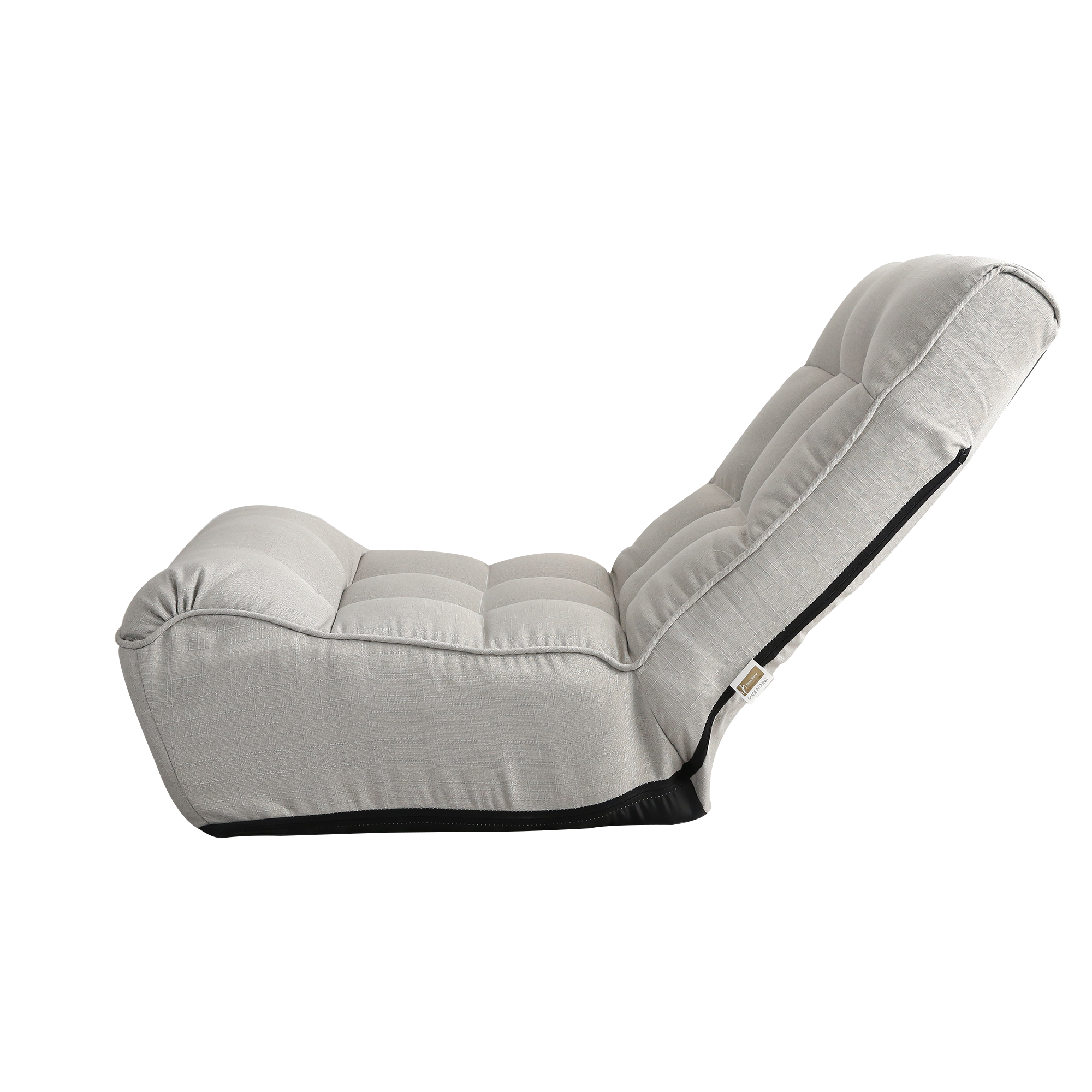 Adjustable Gray Metal Reclining Chair for Living Room and Balcony - Grand Goldman Shop