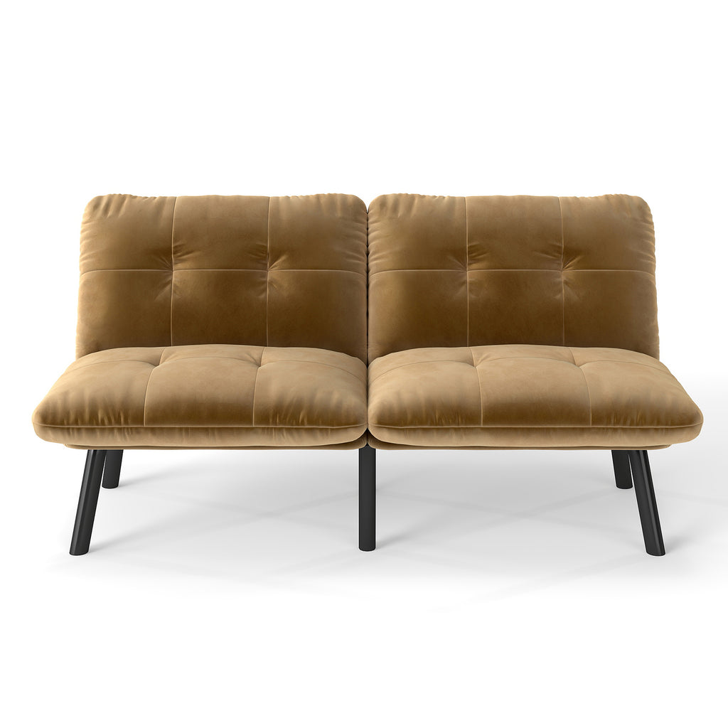 Brown Convertible Folding Modern sofa Bed - Grand Goldman Shop