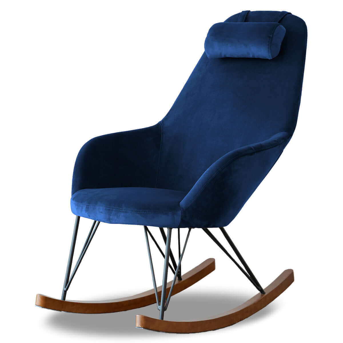Chelsea Velvet Rocking Chair - Grand Goldman Shop