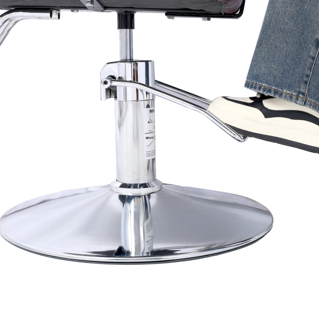 Hair Salon Chair Styling Heavy Duty Hydraulic Pump Barber Chair Beauty Shampoo Barbering Chair for Hair Stylist Women Man,wit