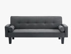 MEGA fabric sofa, medieval love seat sofa furniture, with pillows, living room button tufted sofa, pull point design - Grand Goldman Shop