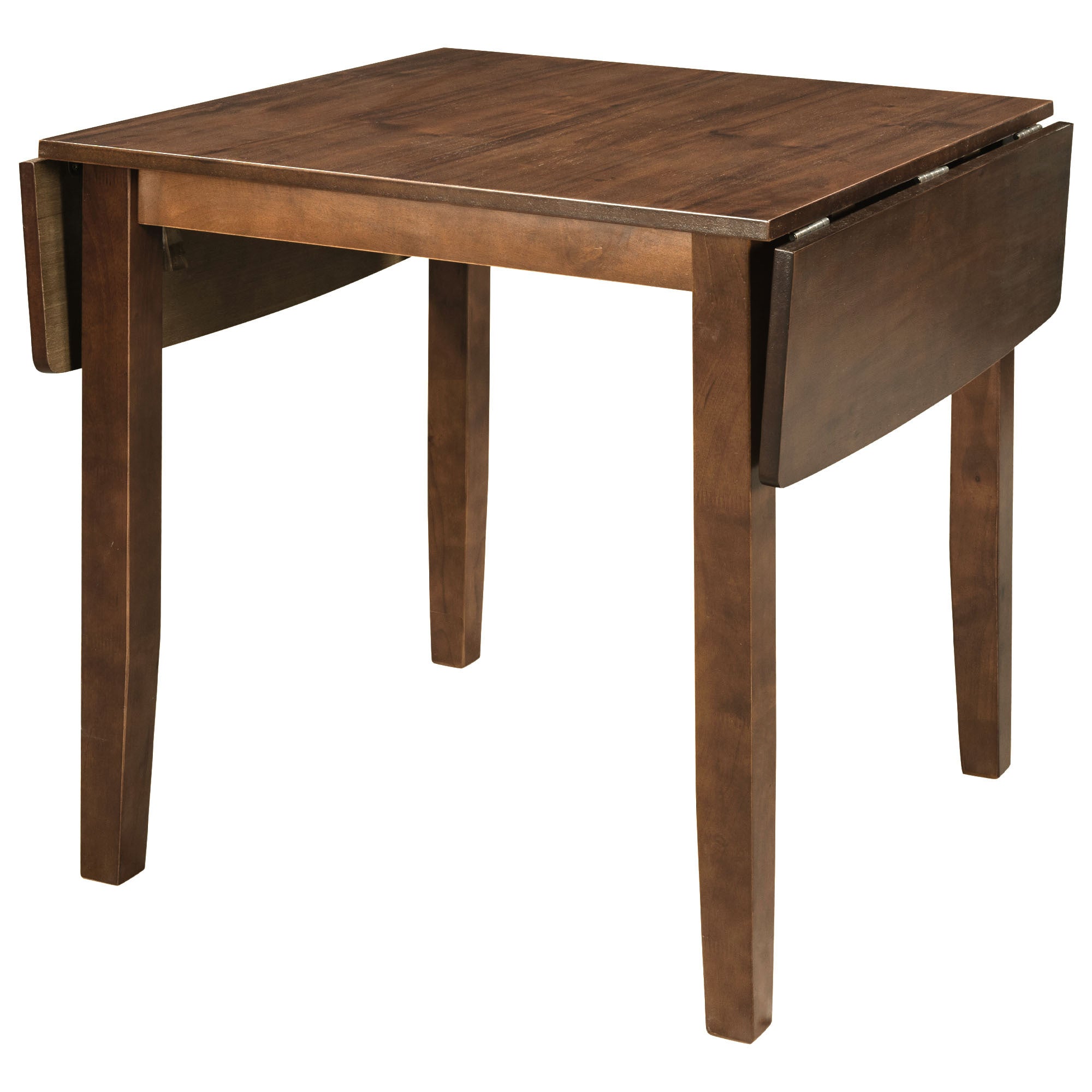 TOPMAX 3-Piece Wood Drop Leaf Breakfast Nook Dining Table Set with 2 X-back Chairs for Small Places, Walnut(old sku:SP0000164AAD) - Grand Goldman Shop