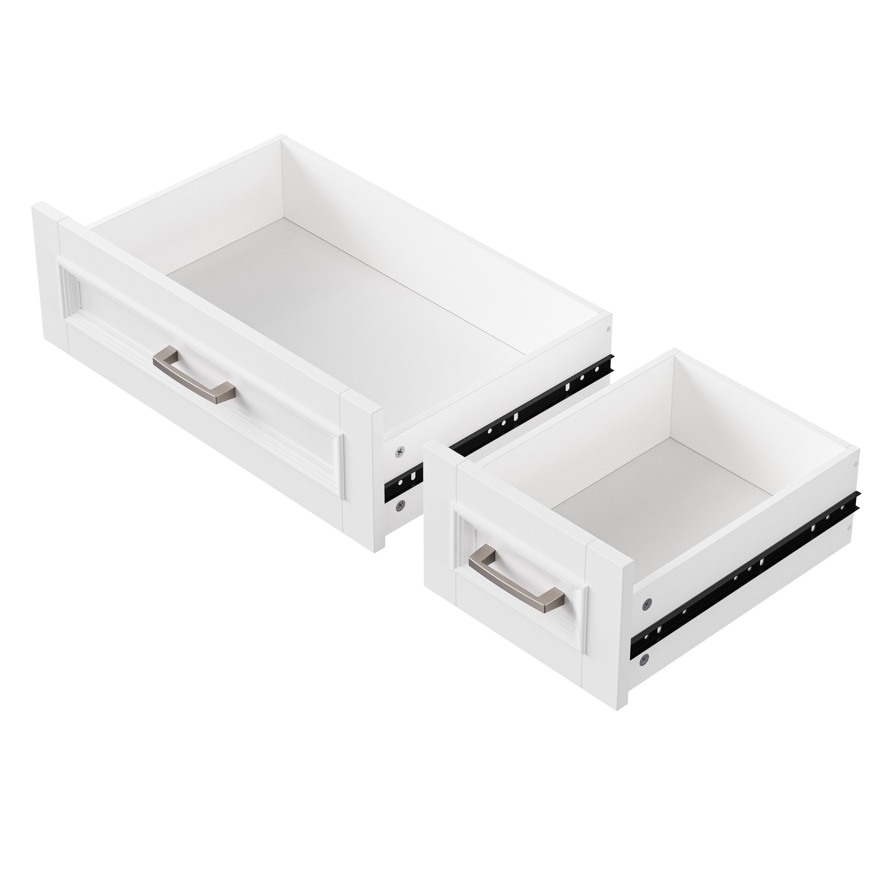 K&K 54inch Large Kitchen Island with Rubber Wood Drop Leaf, Embossed Texture Rolling Kitchen Cart on 4 Wheels with 4 Doors and 3 Drawers, Kitchen Island with Storage for Kitchen, Dining Room,White - Grand Goldman Shop
