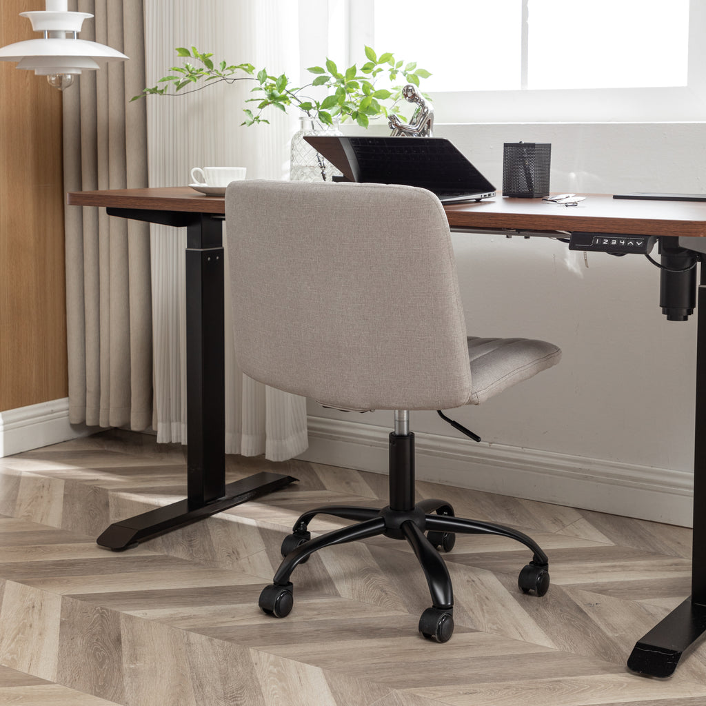 Masar Fabric Swivel Office Chair | Premium Home Decor - Grand Goldman