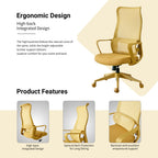 Ergonomic Colorful Office Chair 350LBS Home Office Mesh Breathable High Back, With Adjustable Lumbar Support Computer Chair, 