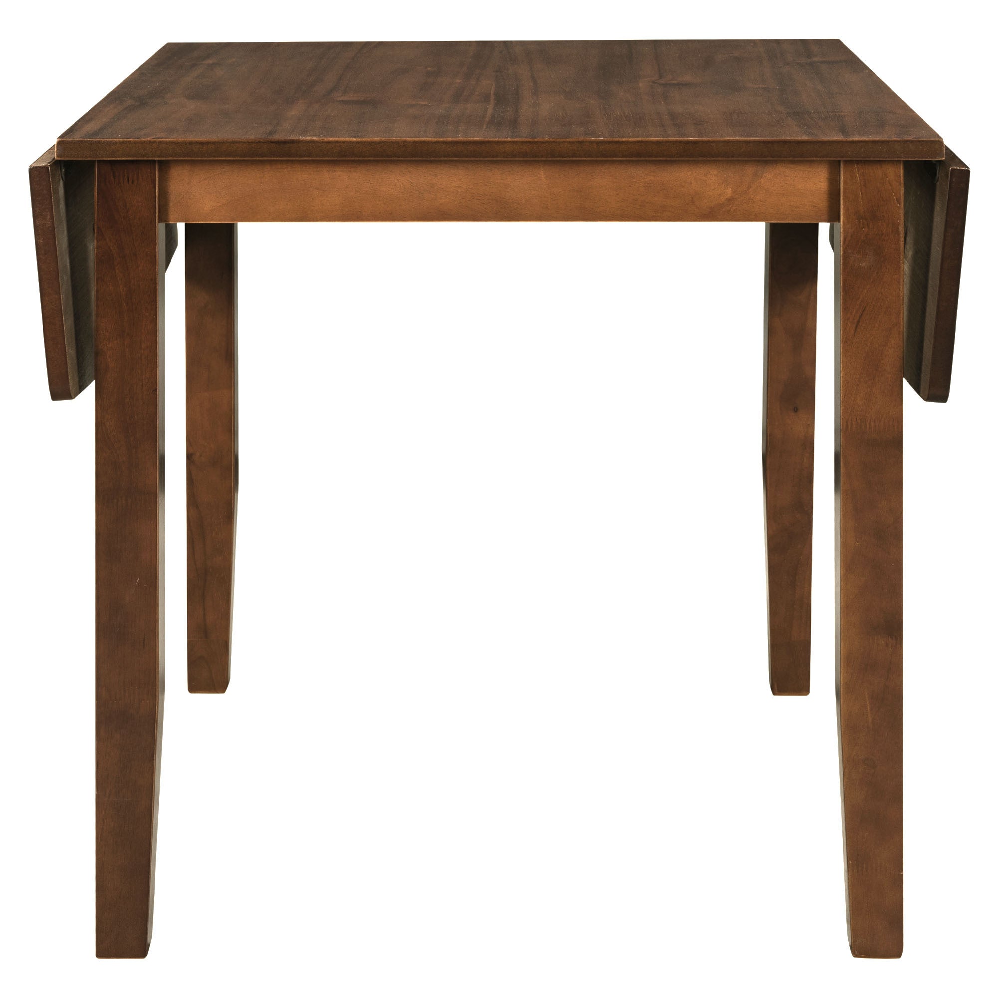 TOPMAX 3-Piece Wood Drop Leaf Breakfast Nook Dining Table Set with 2 X-back Chairs for Small Places, Walnut(old sku:SP0000164AAD) - Grand Goldman Shop
