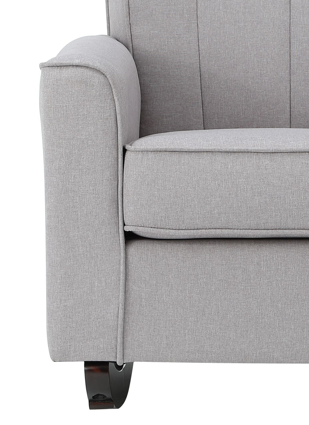 Light Grey Rocking Chair with Track Arm - Grand Goldman Shop
