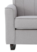 Light Grey Rocking Chair with Track Arm - Grand Goldman Shop