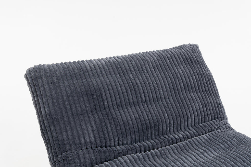 Bean bag chair for Adults ,Accent Armless Lazy Sofa, Casual Single Sofa, Corduroy Fabric, For Living Room And Bedroom , With Backrest, Single Seat - Grand Goldman Shop