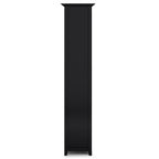 Amherst 30 inch Solid Wood 5 Shelf Bookcase in Black - Grand Goldman