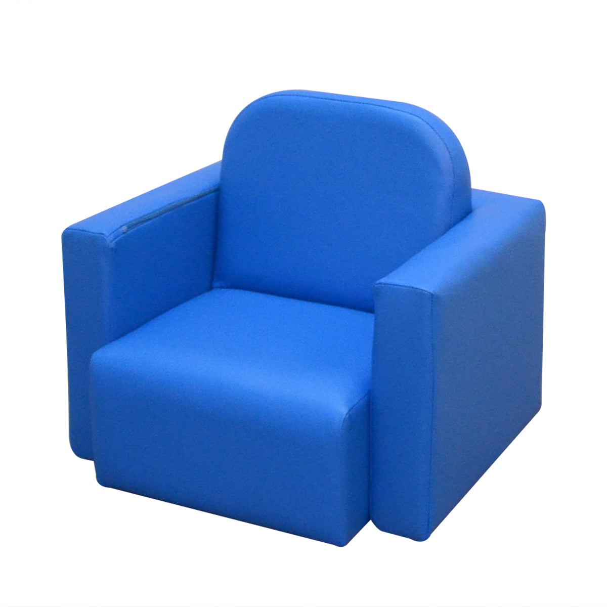 2-in-1 Multifunctional Kids Sofa Convertible Table and Chair Set for 3 years old Boys Girls, Blue - Grand Goldman