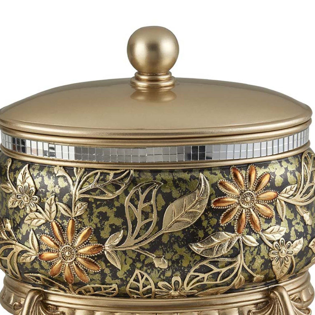9 Inch Chrysanthemum Resin Jewelry Box - Grand Goldman Shop