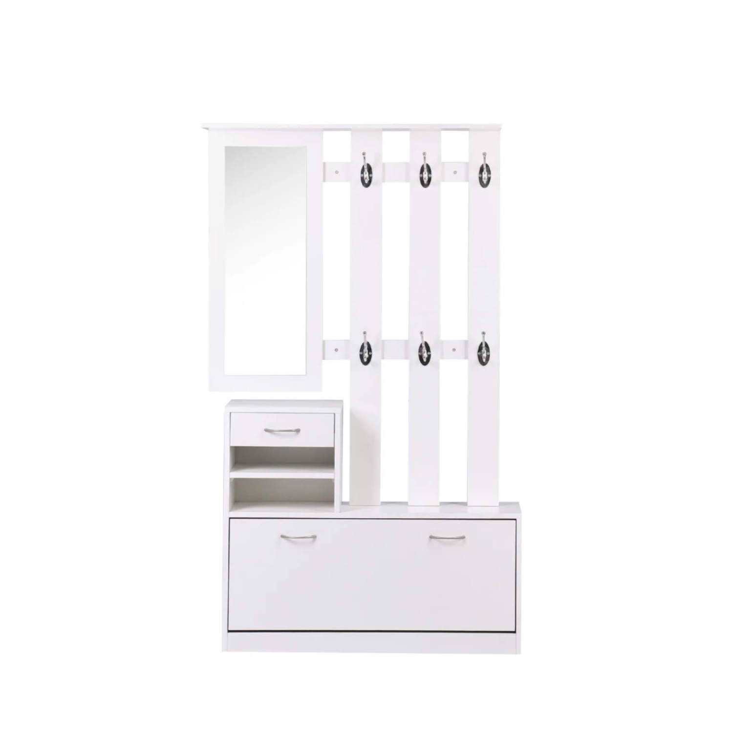 Combination Model Gate Cabinet with Shoe cabinet+Hang shelf+ Mirror - Grand Goldman Shop